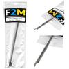 F2M - Aghi da innesco per surfcasting, Acciaio Inox, 20 cm | Aghi cavi 100% in acciaio inox, 20 cm, per vermi, crostacei, molluschi, esche vive e pesce