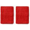 Generic Coppia di polsiere in spugna di cotone assorbente per sport, fitness, tennis, colore nero, rosso, blu (3 colori, traspiranti e ad asciugatura rapida)