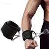 Generic Polsini regolabili per macchine con cavi, polsini imbottiti in neoprene, resistenti cinghie da polso antiscivolo per macchine via cavo, polsini da polso per palestra per sollevamento pesi, trazioni