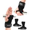 FitDA Straps Palestra, Paracalli Crossfit in pelle bovina, per Trazioni, Stacco e Sollevamento Pesi, Progettati per Carichi Elevati e Allenamento Forza, Lifting Straps Professionali, Unisex, Nero