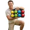 Generico Bocce da Gioco Set 8 Palline da Spiaggia Colorate con Custodia - da Giardino per Adulti, Bocce Mare Piene, Spiaggia e Piscina, Giochi Estivi all'Aperto, attività Vacanze, Sport Divertente