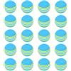 DEARMAMY 25 Pezzi Pallina da Allenamento Rainbow EVA 42mm | Morbida, Flessibile e Leggera, Adatta al Colpo D'approccio, Colore Blu, Uso Sicuro in Casa