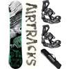 Airtracks Snowboard Set TAVOLA STEEZY Wide Uomo+ATTACCHI Master+Sacca/Nuovi