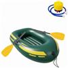 CAQYPVH Barca Gonfiabile Singolo in PVC, Style to 9, Verde Militare | Portatile, Tube con Maniglie, Resistente, Tube con Punti di Traino, per Piscina, Mare