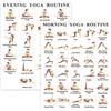 Generic Confezione da 2 poster per yoga, accessori per yoga da donna