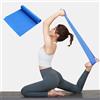 Generic Fasce di resistenza da donna, non in lattice, lunghe fasce elastiche per esercizi a casa, palestra, allenamento della forza, lunghezza 1,5 m, spessore 0,35 mm, blu