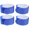VICASKY 4 Pezzi Cinghia per Sci in Nylon Blu per Trasporto Sicuro | Fissaggio Versatile e Leggero, per Sci e Tavole da Sci, Uso Esterno, Colore Blu