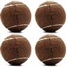 Magicorange 4 palline da tennis pretagliate Walker per mobili gambe e protezione del pavimento, resistenti rivestimenti in feltro di lunga durata (marrone)