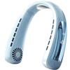 Generic Ventilatore da collo senza pale, ricaricabile tramite USB a 5 velocità | Ventilatore da collo indossabile personale estivo per campeggio all'aperto, pesca, escursionismo, ciclismo, pendolarismo