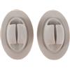 TOYANDONA 2 Pezzi Fermaglio per Pagaia da Kayak, Clip Porta Pagaia e Clip per Rete da Pesca, PVC, Posizionamento Regolabile, Compatibilità, Installazione Rapida, per Kayak e Surf