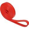 Generic Fasce di resistenza, fasce di supporto per trazioni, larghezza 3,3 cm, per allenamento, palestra, allenamento muscolare, stretching, colore rosso