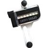 CIMAXIC Luce LED per Raggi Bicicletta, 14 LED, Effetto Ruota, Nero | ABS Nero, Sensore Automatico Notturno, Spegnimento Automatico, Due Dadi Plastica, Batteria Aaa Esclusa