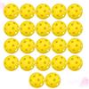 VALICLUD 22 Pezzi Palla da Golf Pratica Forata in PE Giallo | Fori Pratici, Colore Giallo Visibile, Traiettoria Costante, Adatta a Giocatori di Ogni Età e Livello