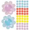 Toyvian 100 Pezzi Decorazioni Raggi Bicicletta, Perline Ruote Creative | Plastica Riutilizzabile, Montaggio Semplice, Visibilità Migliorata, Uso Outdoor, Stile Unico per Bici e Bicicletta