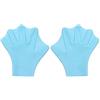 Kangkang @ nuotatori web training Equipment pagaie imitazione Duck Palm Diving guanti Water Gear silicone nuoto Palmato guanti per bambini, Blue