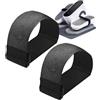Generic Cinghie per pedali regolabili, fasce ellittiche per piedi, set da 2 pezzi con vestibilità sicura, accessorio per esercizi di gambe, attrezzatura fitness con materiale robusto, kit per allenamento a