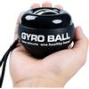Generic Palla da polso Power Trainer Avvio automatico Giroscopico Avvio Gyro Ball per mano polso e sport Warm Up, nero senza LED