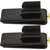 HAKIDZEL 2 Pezzi Clip da Golf per Bastone e Putter, Organizer da Borsa | Clip di Bloccaggio da Golf, Struttura Pratica e Affidabile, Accessorio per Sacche da Golf, Colore Nero