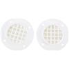 Klanata Tappo di Scarico per Barca da 2 Pezzi Tappo con Manicotto in Nylon da 2,3 Pollici per Livewell Baitwell Fish Box di drenaggio a Tenuta stagna Compatibile con motoscafi Yacht Navi