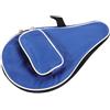 Toyvian Borsa Porta Racchetta da Ping Pong in Oxford Blu | Scomparti Separati con Zip, Imbottitura Interna Rinforzata, Compatta e Capiente, per Lavoro e Pratica