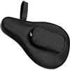 EXQUIMEUBLE Borsa per Racchetta da Ping Pong, Mini Design, Oxford Nero | Viaggio, Protegge Racchetta, Formato Compatto Vano per Pallina, Custodia e Pratica