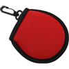 AUTSUPPL Borsa Porta Palline da Golf in Neoprene Rossa con Clip | Protezione Extra, Pulizia Palline, per Attività Golf All'aperto, Accessorio Uomo