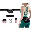 Zilynhom EMS Hip Trainer per il sollevamento dei glutei,10 modalità,30 livelli di intensità,telecomando wireless,cintura estesa,USB Massaggiatore glutei e stimolatore addominale per modellare il corpo