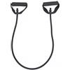 NIYANGLE Elastici di Resistenza per Fitness 30 Lbs con Maniglie e Ancoraggio | Tpe Nero, Uso Casa e Outdoor, per Principianti, Corda Elastica con Presa Comoda