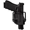 Vega Holster Fondina VKH8 nera, in polimeo da cintura con doppi supporti, essenziale per ridurre al massimo gli ingombri (Beretta 92/98 - Taurus PT92/99/100/101, destra)