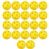 BESTOMZ 22 Pezzi Palline da Golf in Plastica Set Giallo | Fori di Precisione, Costante, Visibilità Elevata, Adatte a Giocatori di Ogni Età e Livello