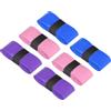 Generic Nastro antiscivolo per racchetta da tennis, 110 cm, in poliuretano, elastico, antiscivolo, assorbe il sudore, per canna da pesca da badminton, viola, rosa chiaro, blu