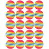 VOSAREA 20 Pezzi Sfera da Allenamento Golf Arcobaleno 42mm in Eva Rossa | Morbida e Flessibile, Uso Interno Sicuro, Aiuto Pratica, Colore Rosso, per Allenamento Golf