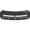 Jiawu Clinometro Mini Tubo -10° a 0° a 10° Inclinometro Ad Angolo con Scala Chiara con Foro di Fissaggio, Strumento di Misurazione del Microangolo Orizzontale Resistente agli Urti in Materiale ABS