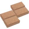 Ciieeo 4 Pezzi Cork per Lucidatura Snowboard e Sci, Applicazione Cera 11
