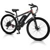 GUNAI Bici Elettrica Uomo Pedalata Assistita City Bike 48V Freno a Disco per Mountain Bike