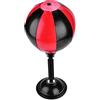 Yctze Punching Bag Da Scrivania, Pelle PU Morbida per Stress Relief | Materiale durevole, Molla di ritorno rapido, Base a ventosa, Facile da installare, Uso domestico e in ufficio