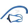 Tbest Snorkel a Secco, Boccaglio da Immersione Nuoto Snorkel Montato Frontalmente con Boccaglio in Silicone Attrezzatura per Il Respiro da Allenamento per Il Nuoto (Blu)