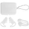 BESPORTBLE Clip Nasale e Tappi per Orecchie da Nuoto in Silicone e Plastica Bianco, Protezione Comoda e Portatile per Adulti, Accessorio per Piscina