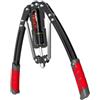 perfk Esercizio Arm ESPANSATORE Casco CASCE ATTENZIONE Design ERGONOMICO Esercizio di Potenza IDRAULICA per ADDOMEN Addome, Rosso