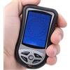 Yctze Altimetro Elettronico Portatile 8 in 1 con Misuratore di Altitudine, Misuratore di Altitudine, Barometro, Orologio, Livella e Calendario per Gli Appassionati di attività