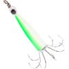 Generic Amo per Calamari Fluorescente Verde Chiaro in Ferro, Pesca Notturna | Design Fluorescente, Gancio con Ardiglione, Si Illumina al Buio, per Pesce e Calamaro nei Fiumi