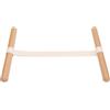 Brrnoo Tenditore per Muscoli Posteriori della Coscia in Legno, Strap per Yoga per Allenamento, per Stretching