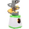 Jiawu Allenatore da Tavolo Tennis con Lanciatore Automatico di Palline ABS | Robot da pong portatile, batteria da 5000 mAh, con 10 palline per fare pratica ai bambini