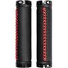 EXQUIMEUBLE Impugnature Manubrio Bici Nero TPR, 1 Paio per Mountain Bike | Rivestimento in Pelle Microfibra, Presa Ergonomica e Confortevole, Accessori per Uso su Manubrio