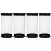 NUOBESTY 4 Pezzi Scatola Trasparente in Plastico per Palline da Golf | Espositore Decorativo per Ufficio e Soggiorno, Anti-graffio, per Pallina da Golf, Contenitore Leggero