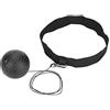 EMUKOEP Palla da Combattimento per Boxe Palla Antistress in PU di Alta qualità per Allenamenti di Boxe a Casa/ufficio, Adatta per, MMA, Taekwondo Rosso/ 33g (Nera)
