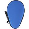 aqxreight Custodia per Racchetta da Pong Pu per 2 Racchette, Borsa per Racchette con Cinturino da Polso e Fodera Antiscivolo, Cerniera per Riporre in Modo Sicuro