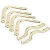 Generic Set di Staffe Tascabili per Tavolo da Biliardo in Ferro da 6 Pezzi, Accessori di Supporto per Rete da Biliardo a 4 Angoli e 2 Lati per Tavoli Standard da 7Ft 8Ft 9Ft