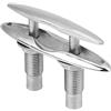 aqxreight Bitta per Pontile per Barche in Acciaio Inossidabile 316 di Grado Marino da 6 - Design a Base Aperta per Ormeggi Sicuri, Cime - Adatto a Kayak, Barche, Banchine - Cavo Push Pull a Doppio