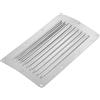 Brrnoo Copertura per Griglia di Sfiato con Persiana in Acciaio Inossidabile da 250x150 Mm per Applicazioni Marine Ideale per Barche, Yacht e